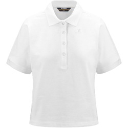 Vêtements Femme T-shirts manches courtes K-Way k51279w-001 Blanc