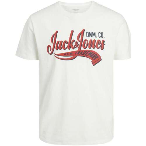 Vêtements Garçon T-shirts manches courtes Jack & Jones 161330VTPE24 Blanc