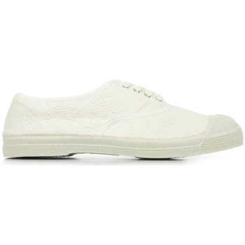 Chaussures Femme Baskets mode Bensimon LACET F BROD AN Blanc