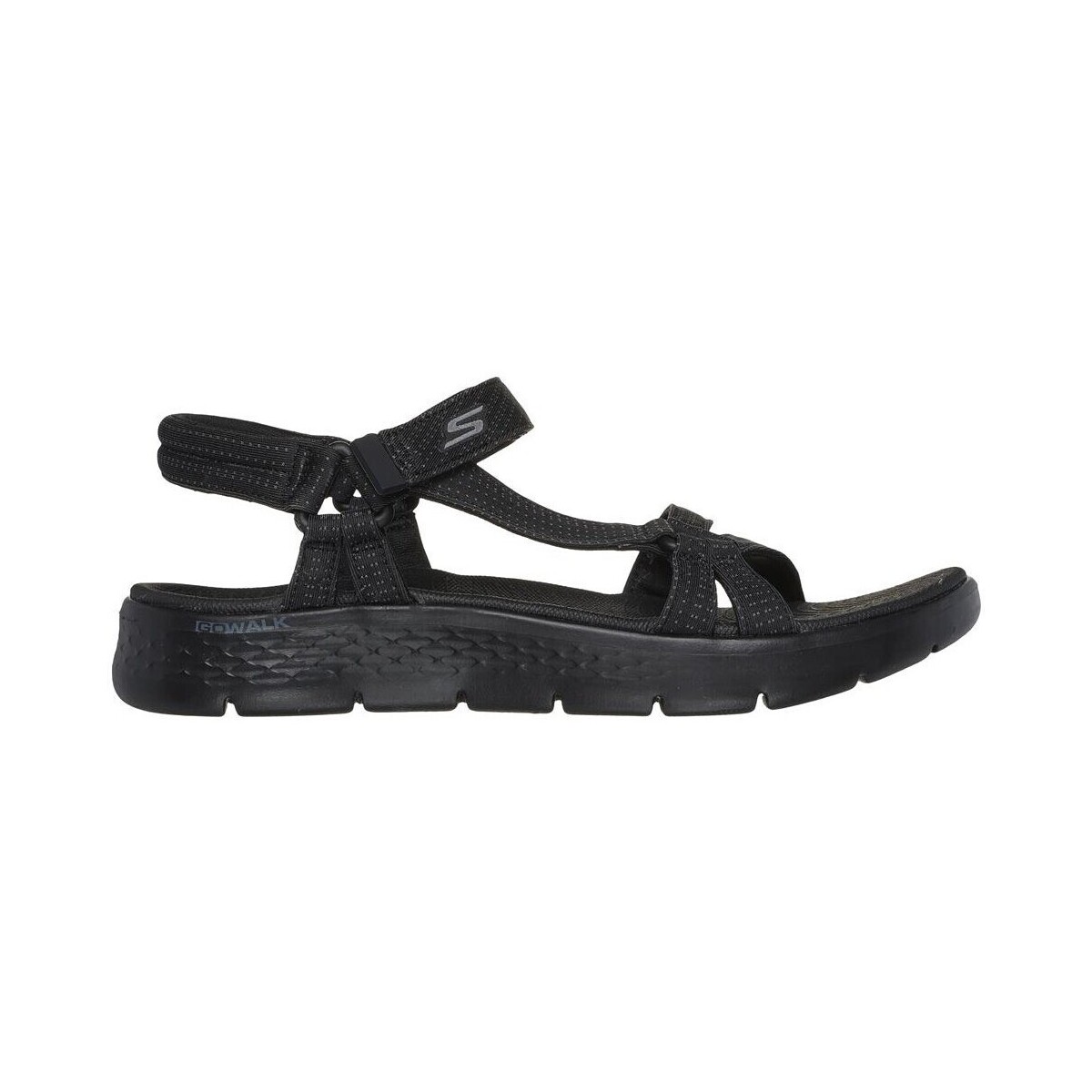 Chaussures Femme Sandales et Nu-pieds Skechers SANDALE  GO WALK FLEX SANDALE - SUBLIME NOIR Noir
