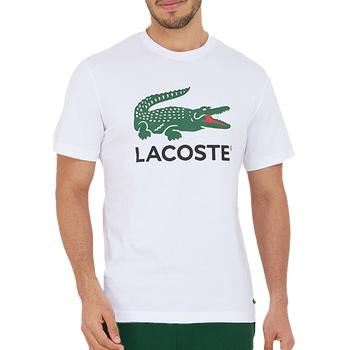 Vêtements Homme T-shirts manches courtes Lacoste TH1285 Blanc