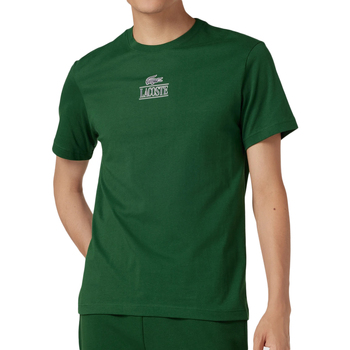 Vêtements Homme T-shirts manches courtes Lacoste TH1147 Vert