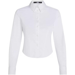 Vêtements Femme Chemises / Chemisiers Karl Lagerfeld  Blanc