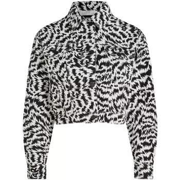 Vêtements Femme Blousons Karl Lagerfeld Veste Zebra jeans Blanc