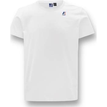 Vêtements Homme T-shirts & Polos K-Way K007JEO 001 Blanc