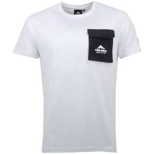 Vêtements Homme T-shirts manches courtes Helvetica BROWN Blanc