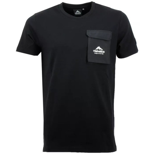 Vêtements Homme T-shirts manches courtes Helvetica BROWN Noir