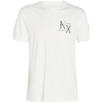 Vêtements Homme T-shirts manches courtes EAX T-shirts Blanc