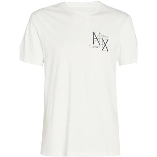 Vêtements Homme T-shirts manches courtes EAX T-shirts Blanc