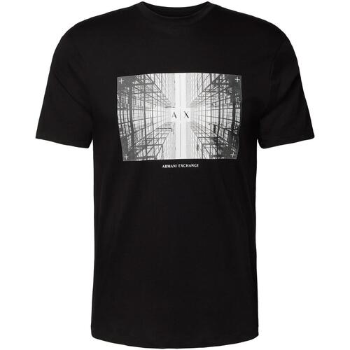 Vêtements Homme T-shirts manches courtes EAX T-shirts Noir