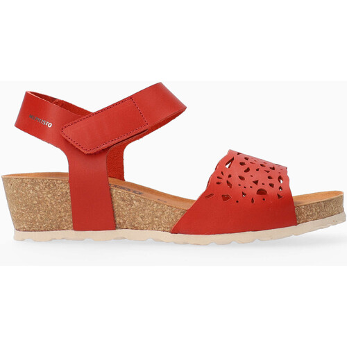 Chaussures Femme Sandales et Nu-pieds Mephisto Sandales en cuir RAPHAELA Rouge