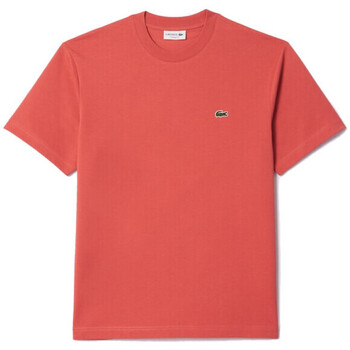 Vêtements Homme T-shirts & Polos Lacoste T-SHIRT  CLASSIC FIT EN JERSEY DE COTON ROUGE Rouge