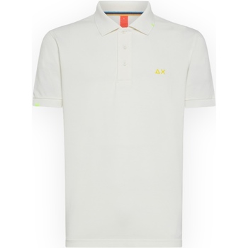 Vêtements Homme Bandana Patch Print Shirt Sun68 A34143 31 Blanc
