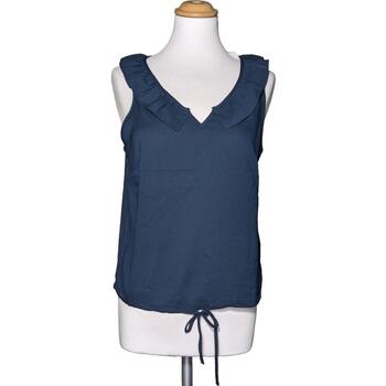 Vêtements Femme Débardeurs / T-shirts sans manche Camaieu débardeur  38 - T2 - M Bleu Bleu