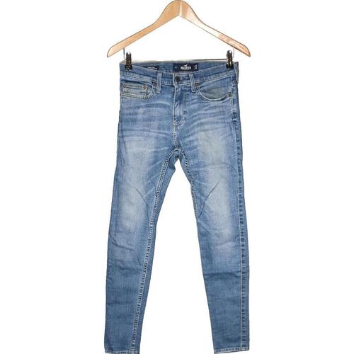 Vêtements Femme Jeans Hollister jean slim femme  38 - T2 - M Bleu Bleu