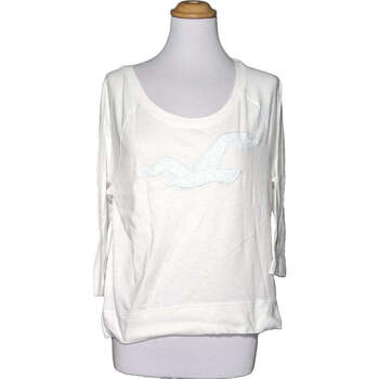 Vêtements Femme T-shirts & Polos Hollister 38 - T2 - M Blanc