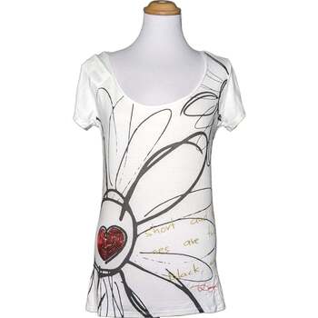 Vêtements Femme T-shirts & Polos Desigual 38 - T2 - M Blanc