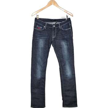 Vêtements Femme Jeans slim Guess jean droit femme  40 - T3 - L Bleu Bleu