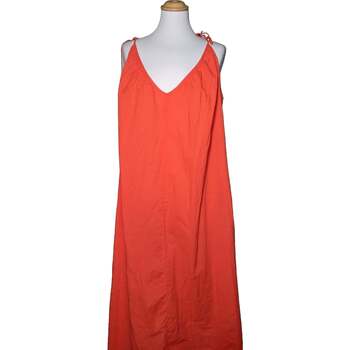 robe h&m  robe mi-longue  42 - t4 - l/xl rouge 