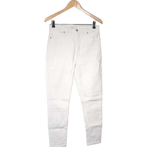 Vêtements Femme Jeans slim Abercrombie And Fitch 38 - T2 - M Blanc
