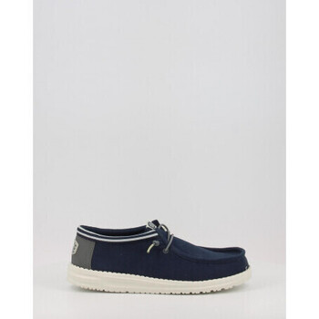 Chaussures Homme Chaussures bateau HEYDUDE WALLY LETTERMAN Bleu