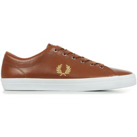 Chaussures Homme Baskets mode Fred Perry Baseline Leather Marron