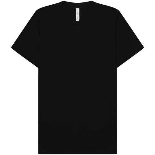 Vêtements T-shirts manches longues Bella + Canvas Ecomax Noir