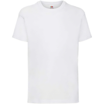 Vêtements Enfant T-shirts manches courtes Fruit Of The Loom Valueweight Blanc