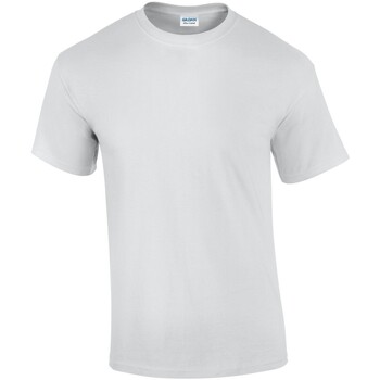 Vêtements T-shirts manches longues Gildan GD002 Blanc