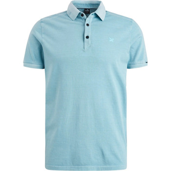 t-shirt vanguard  mercerized jersey polo bleu clair 