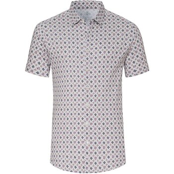 Vêtements Homme Chemises manches courtes Desoto Short Sleeve Jersey Chemise Impression Beige Beige