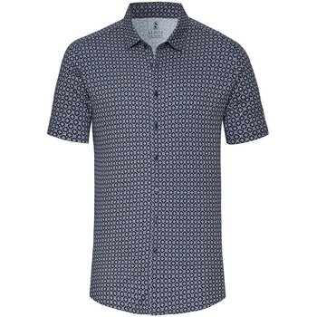 Vêtements Homme Chemises manches courtes Desoto Short Sleeve Jersey Chemise Impression Marine Bleu