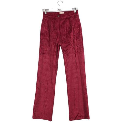 Vêtements Femme Pantalons Sézane Pantalon large en coton Rouge