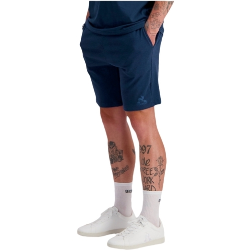 Vêtements Homme Shorts / Bermudas Le Coq Sportif monochrome Bleu