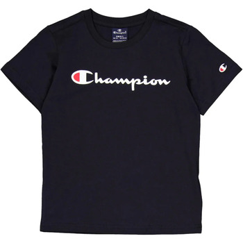 Vêtements Enfant Polos manches courtes Champion Crewneck T-Shirt Noir