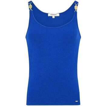Vêtements Femme Débardeurs / T-shirts sans manche Morgan 161983VTPE24 Bleu