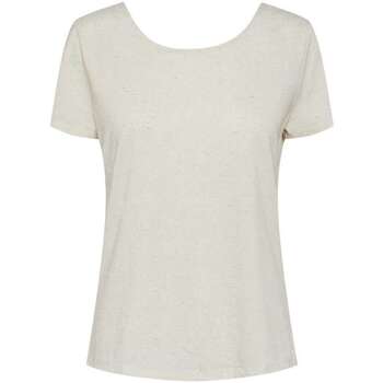 Vêtements Femme T-shirts manches courtes Pieces 162376VTPE24 Beige