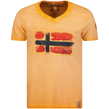 Vêtements Homme T-shirts manches courtes Geo Norway SW1561HGN-ORANGE Orange