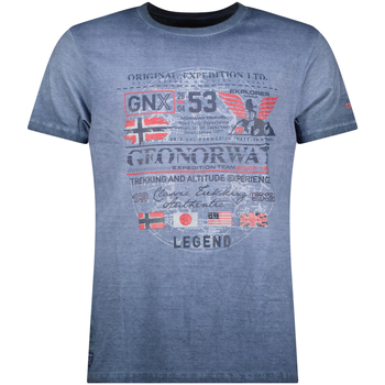 Vêtements Homme T-shirts manches courtes Geo Norway SW1562HGNO-NAVY Bleu