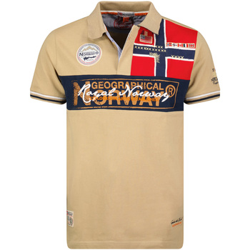 Vêtements Homme Polos manches courtes Geographical Norway SX1132HGN-Beige Beige