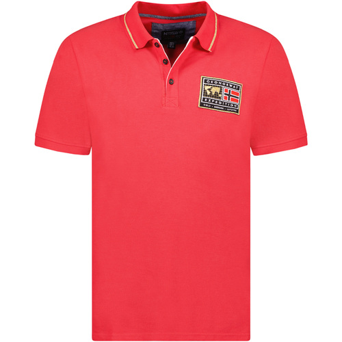 Vêtements Homme Polos manches courtes Geographical Norway SY1308HGN-Red Rouge