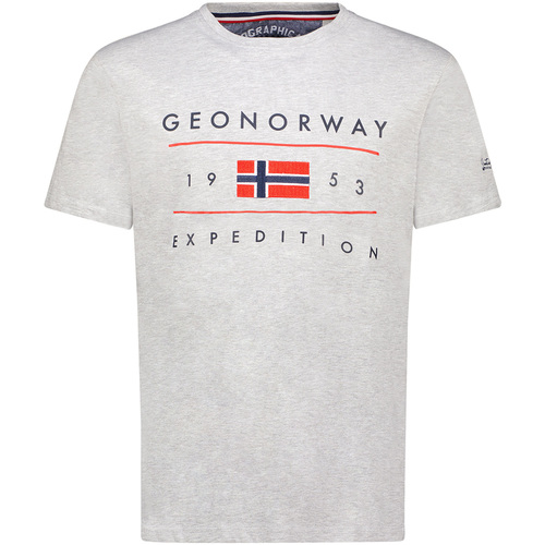 Vêtements Homme T-shirts manches courtes Geo Norway SY1355HGN-Blended Grey Gris