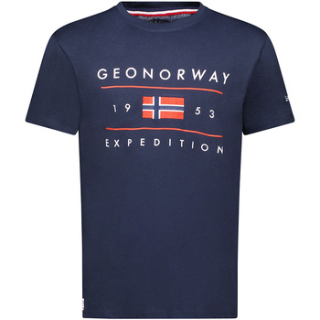 Vêtements Homme T-shirts manches courtes Geo Norway SY1355HGN-Navy Marine
