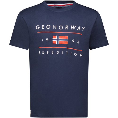 Vêtements Homme T-shirts manches courtes Geo Norway SY1355HGN-Navy Marine