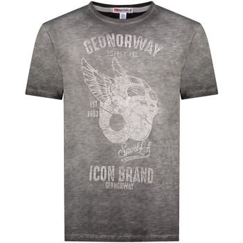 Vêtements Homme T-shirts manches courtes Geo Norway SY1360HGN-Black Gris