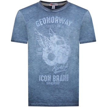 Vêtements Homme T-shirts manches courtes Geo Norway SY1360HGN-Navy Bleu