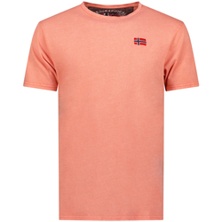 Vêtements Homme T-shirts manches courtes Geographical Norway SY1363HGN-Coral Rouge