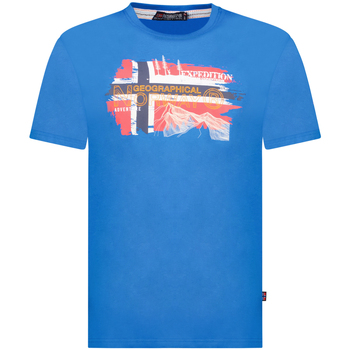 Vêtements Homme T-shirts manches courtes Geographical Norway SY1366HGN-Blue Bleu