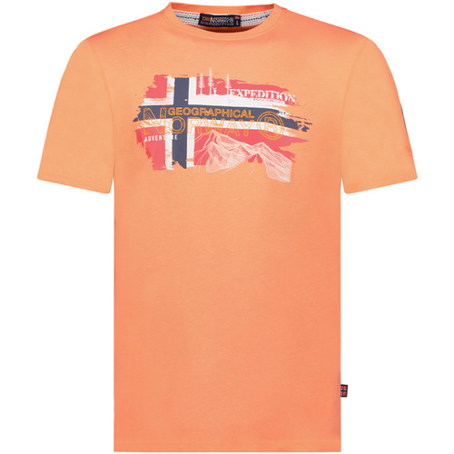 Vêtements Homme T-shirts manches courtes Geographical Norway SY1366HGN-Coral Rouge