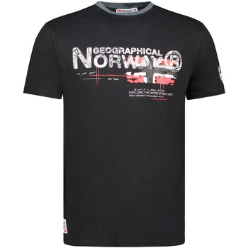 Vêtements Homme T-shirts manches courtes Geographical Norway SY1450HGN-Black Noir